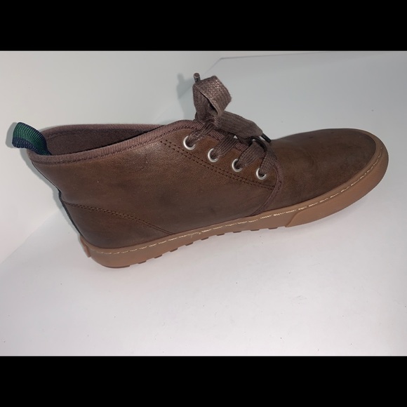 Polo Ralph Lauren boys brown leather boots sz.5 - Picture 9 of 13